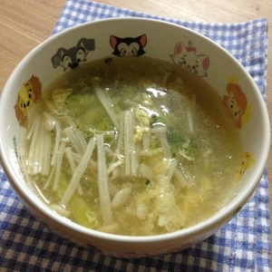 くたくたブロッコリーの☆食べる春雨スープ